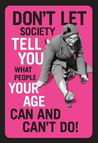 Vintage Woman Splits Funny Birthday Card