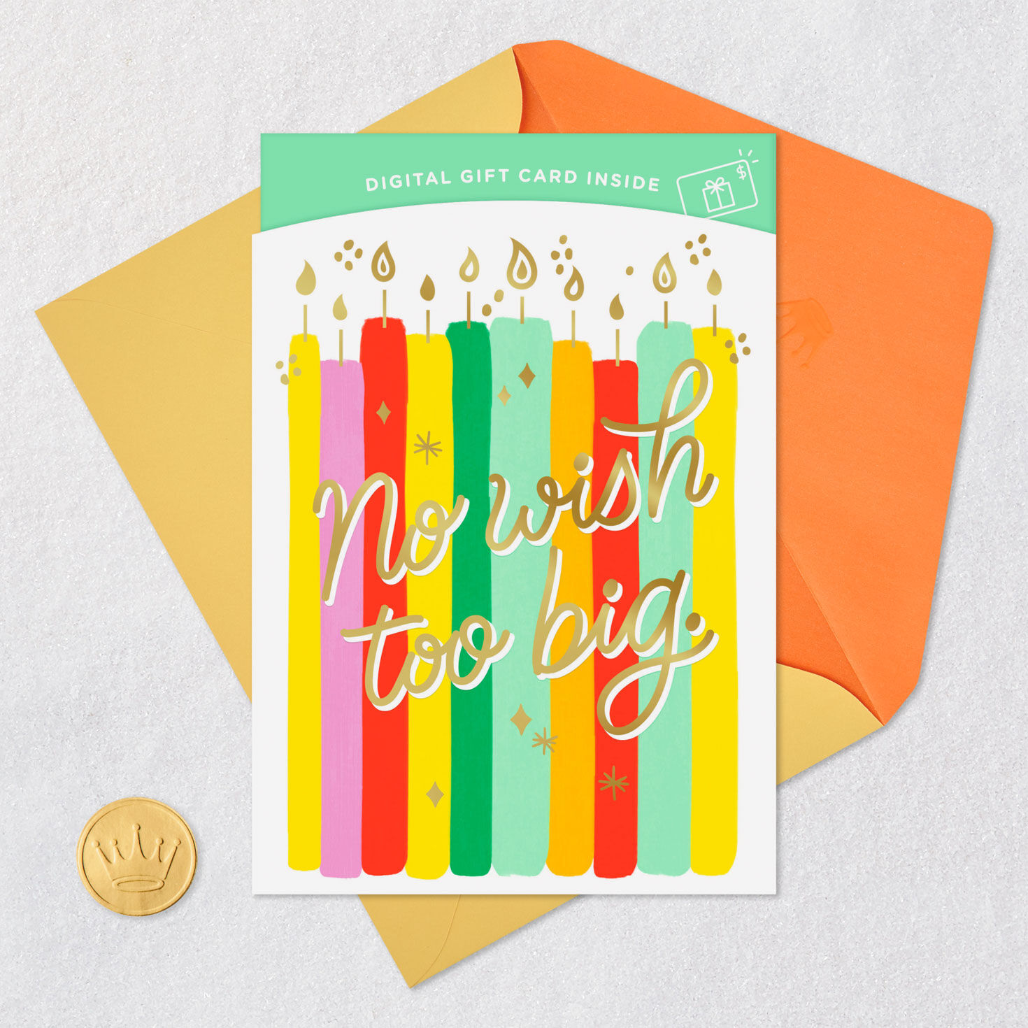 No Wish Too Big Gift Card Greeting Birthday Card for only USD 4.99 | Hallmark