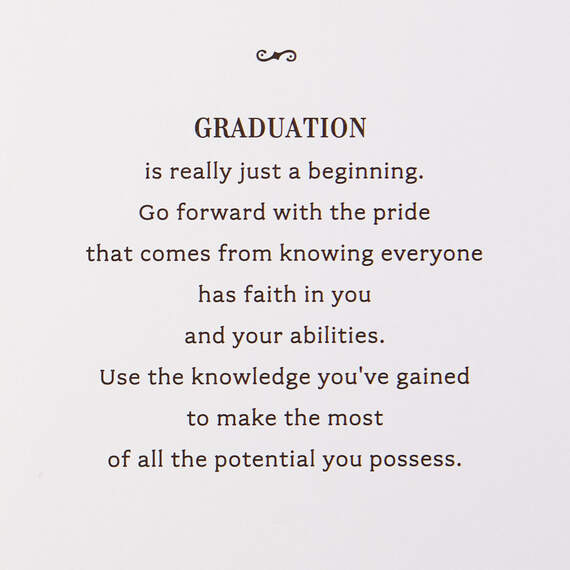 Just A Beginning College Graduation Card, , large image number 2