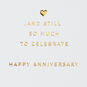 Embossed Hearts Signature Anniversary Card Sentiment image number 2