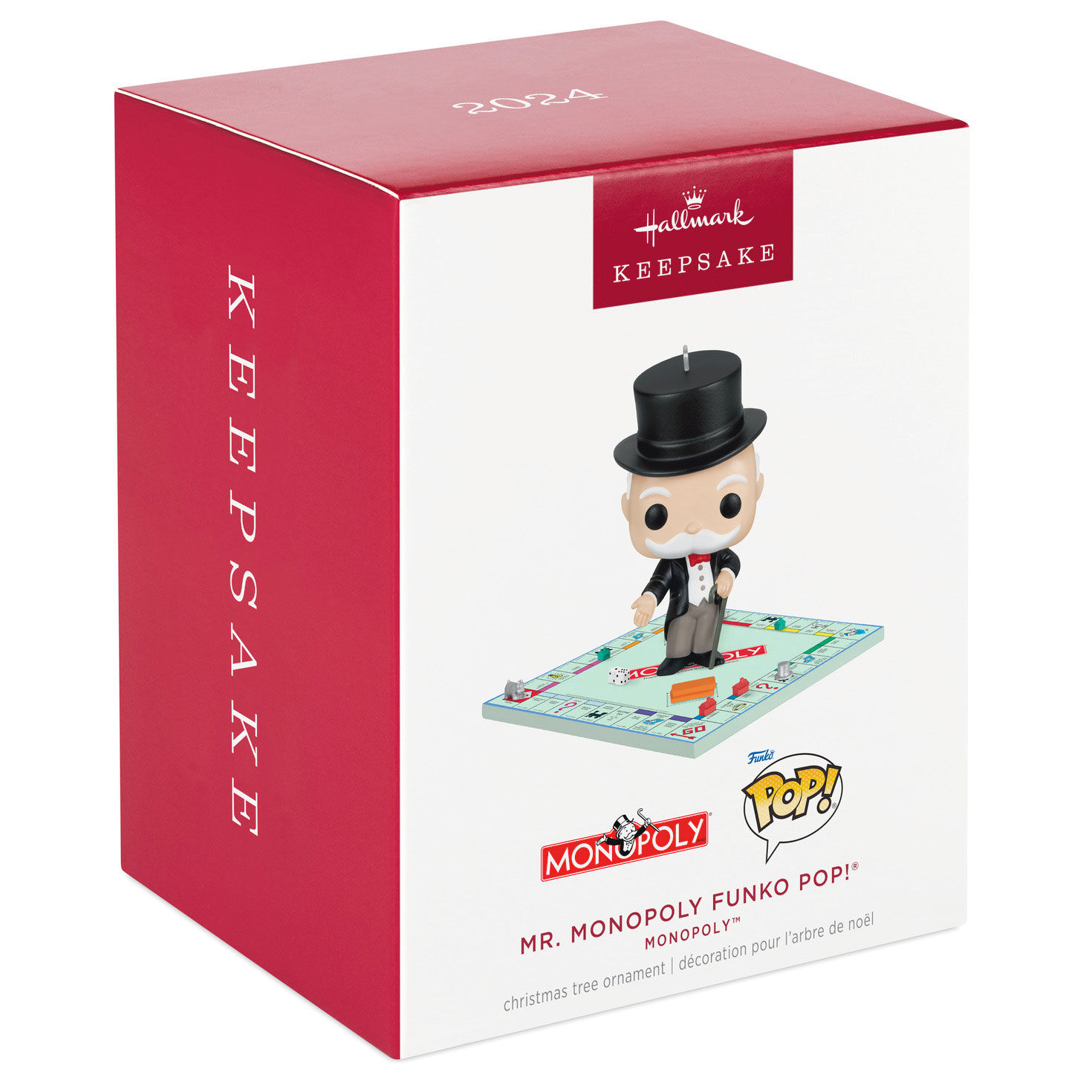 Monopoly™ Mr. Monopoly Funko POP!® Ornament Keepsake Ornaments Hallmark