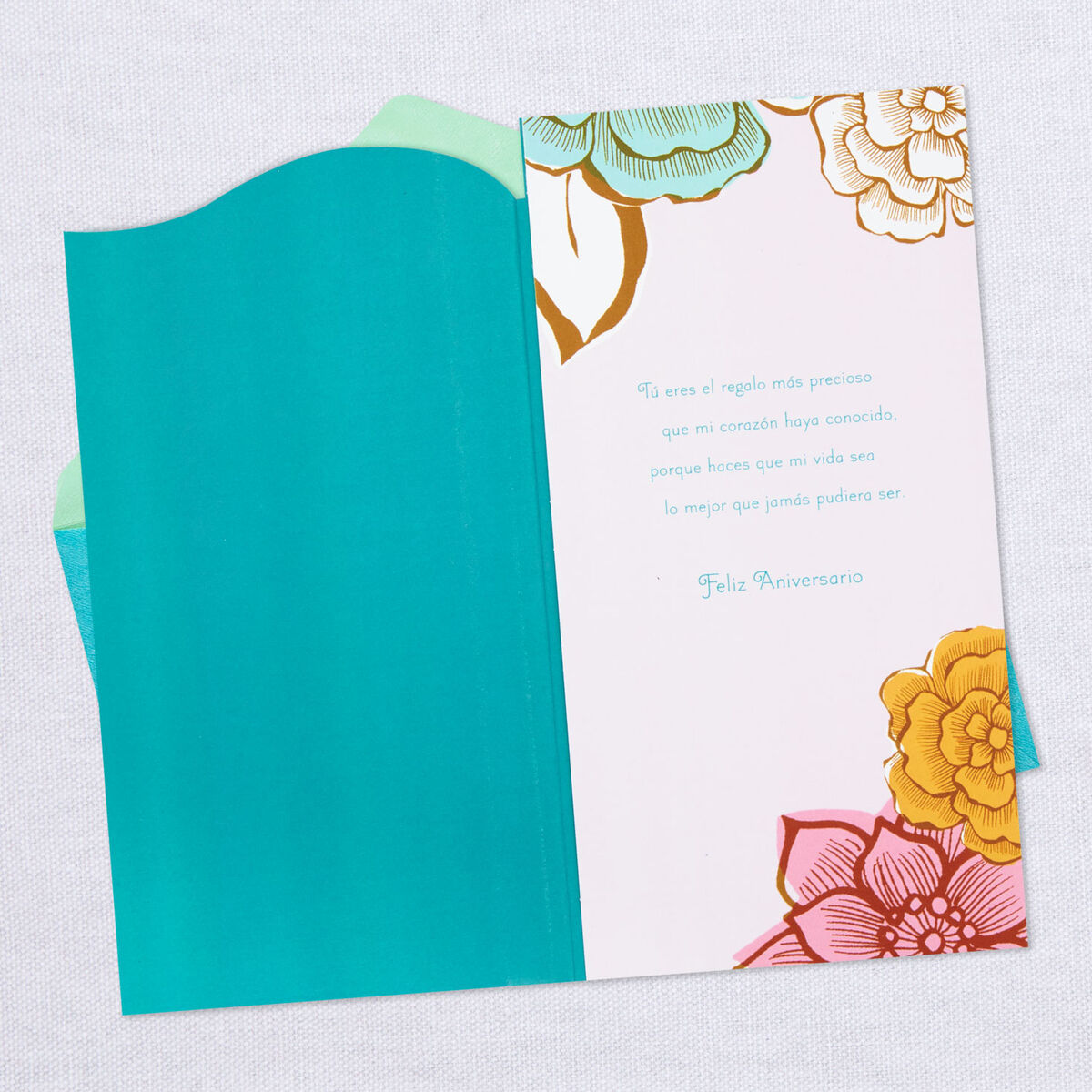 The Best Gift SpanishLanguage Anniversary Card for Wife