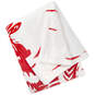 Red and White Woodland Snowman Throw Blanket, 50x60, , large image number 2