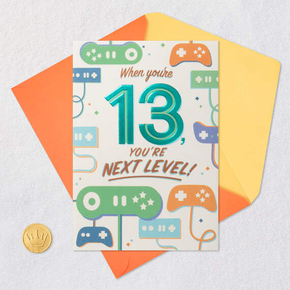 You're Next Level 13th Birthday Card, , large image number 5