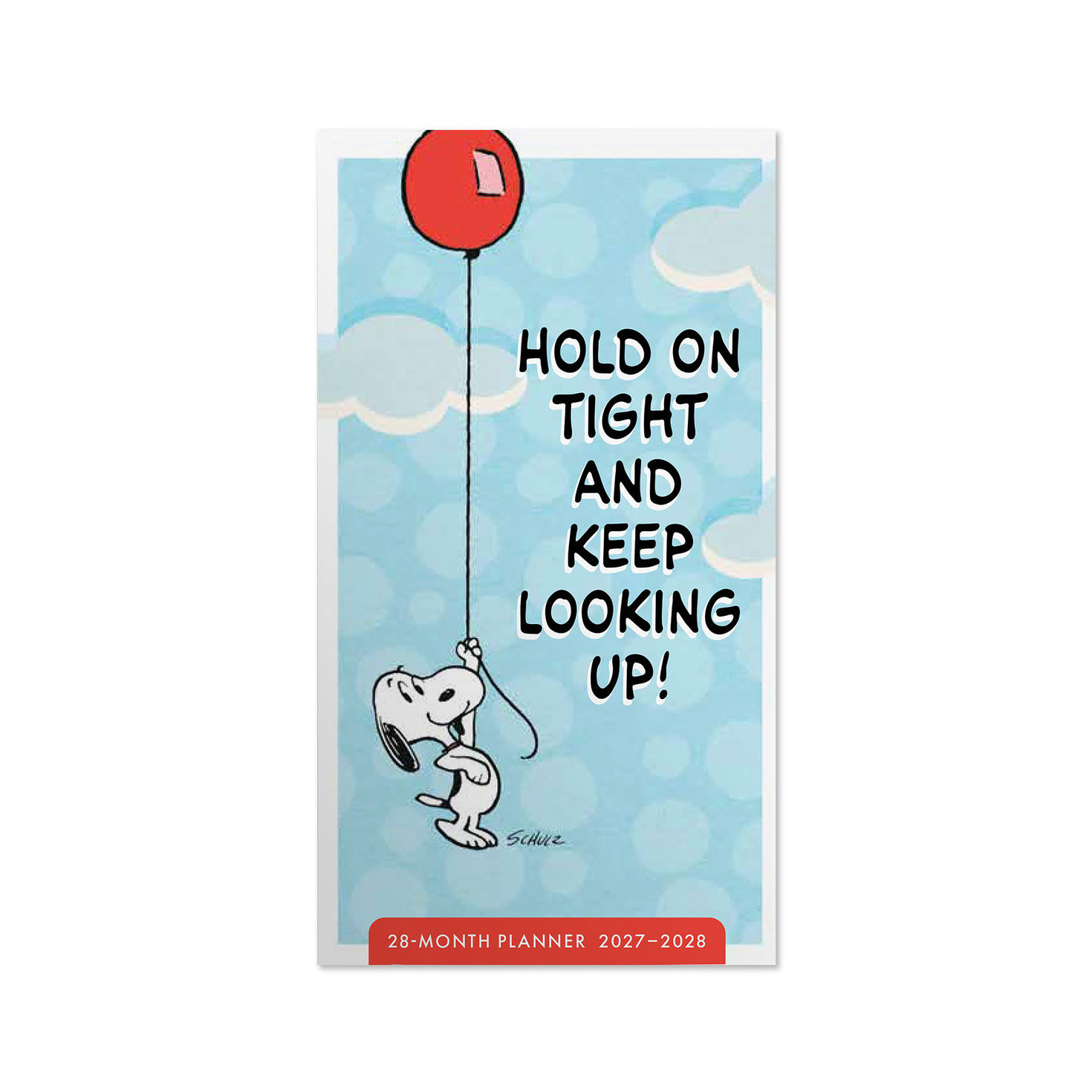 Peanuts® Snoopy and Balloon 2027-2028 Inspirational Pocket Planner, 28-Month