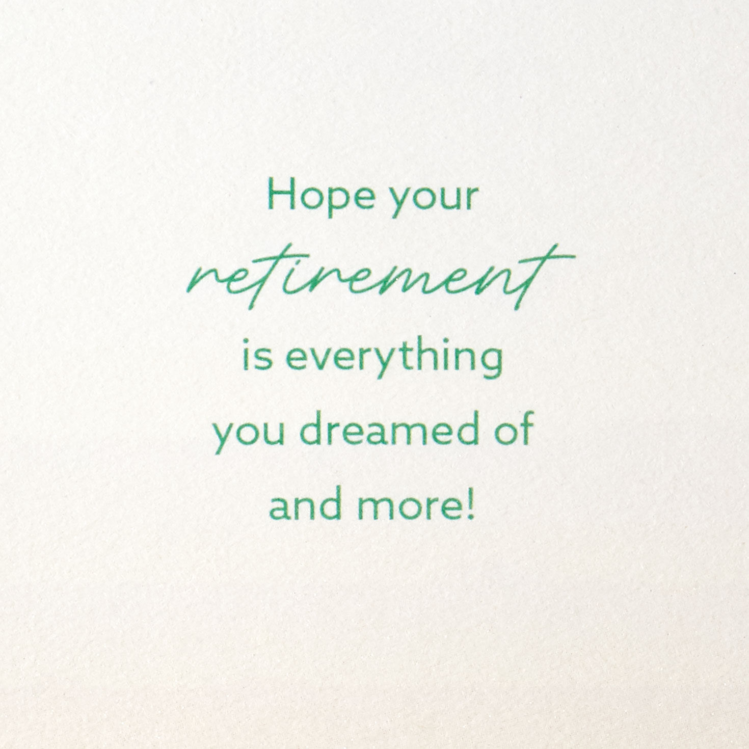 Welcome to the Good Life Retirement Card for only USD 5.59 | Hallmark