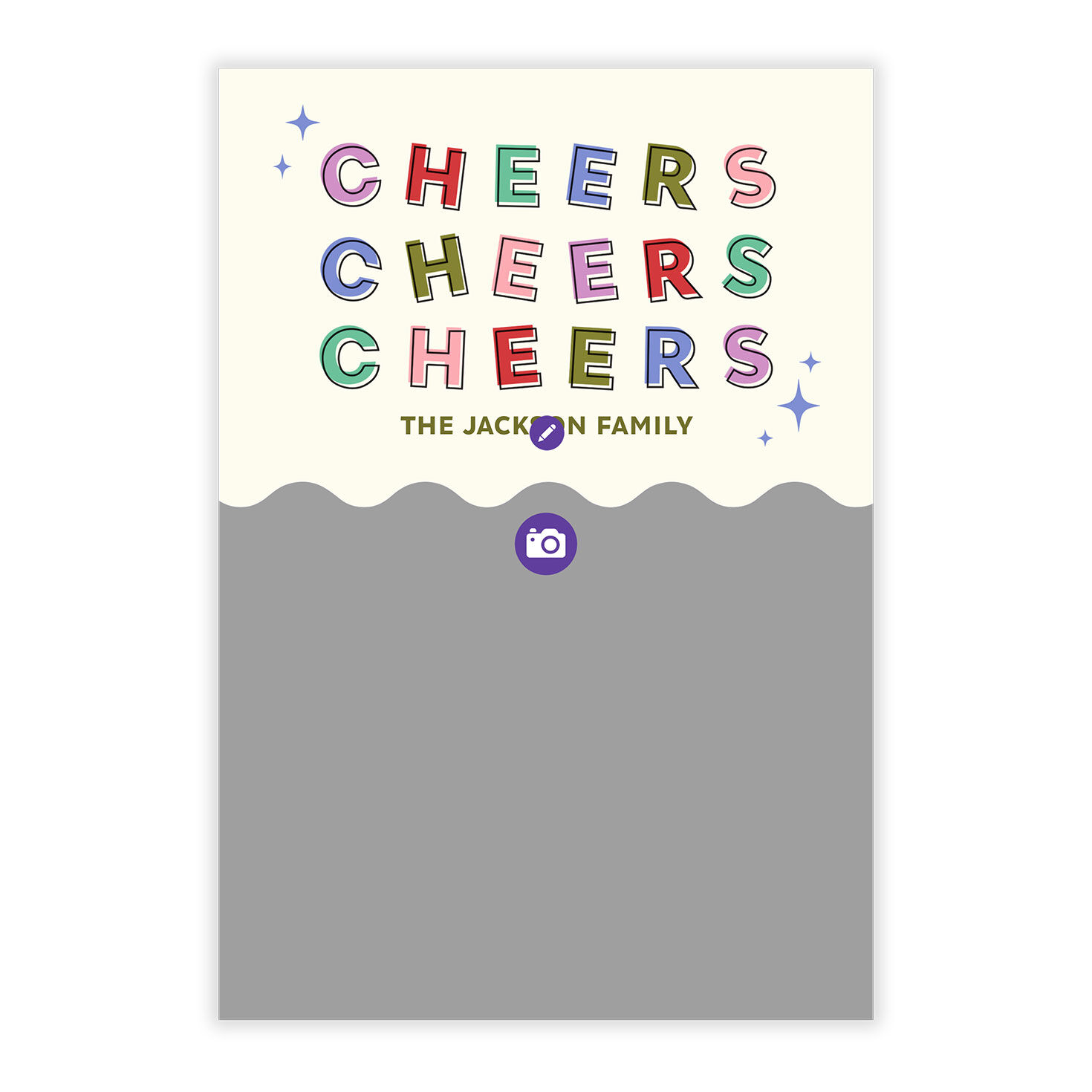 Cheers Flat New Year Photo Card, , large image number 5