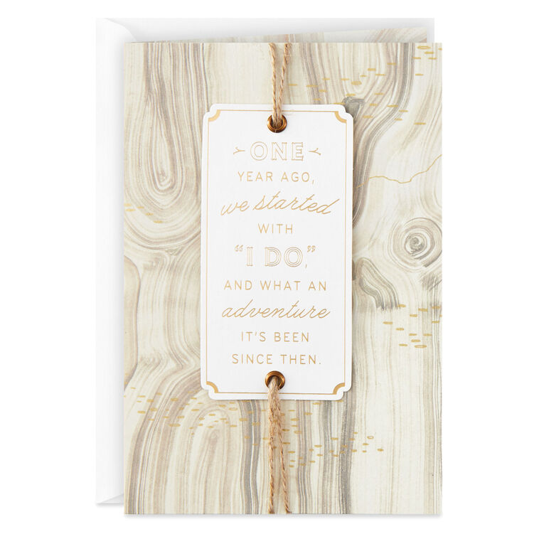 Every Day and Always I Do First Anniversary Card