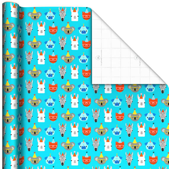 Party Animals Jumbo Wrapping Paper, 90 sq. ft.