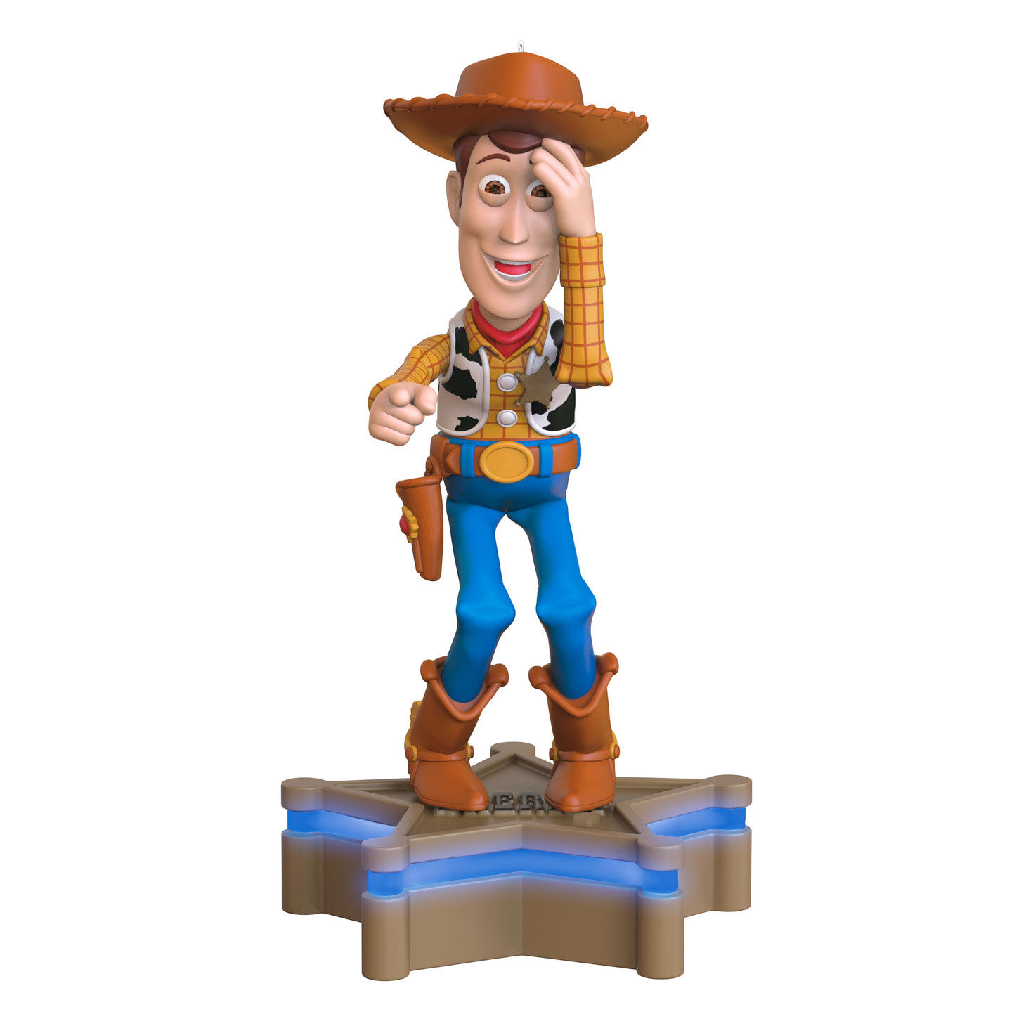 Disney/Pixar Toy Story Collection Sheriff Woody Ornament With Light and Sound