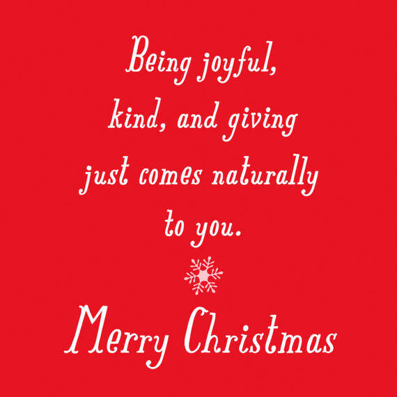 You're Joyful, Kind and Giving Christmas Card, , large image number 2
