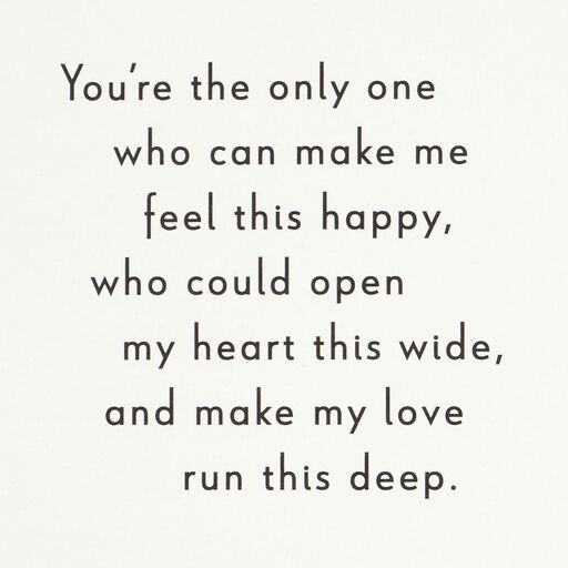 My One and Only Love Valentine's Day Card for Wife, 