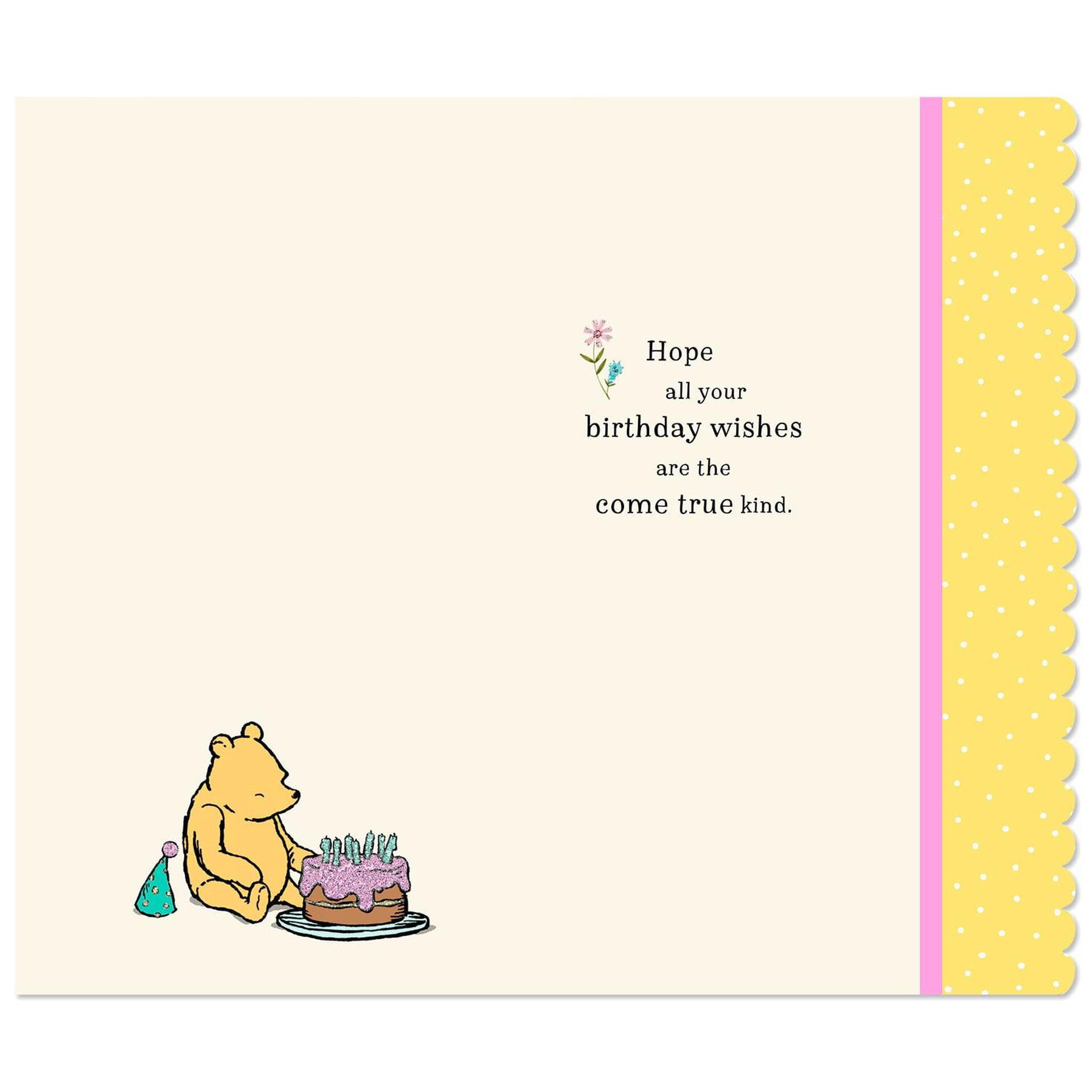 Disney Winnie The Pooh Wishes Come True Birthday Card Greeting Cards Hallmark
