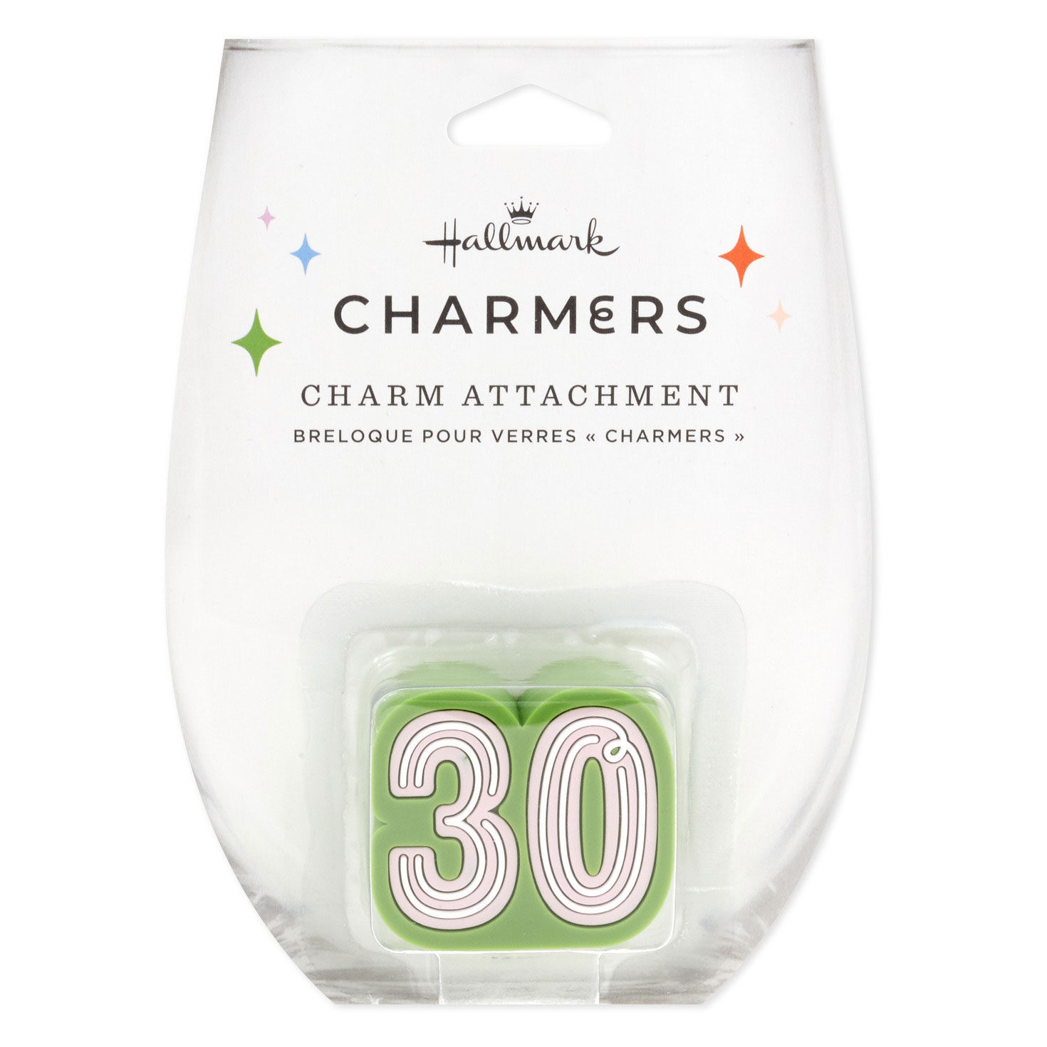 Charmers 30th Birthday Silicone Charm, , large image number 5