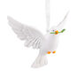 White Dove Christmas Ornament Front image number 1