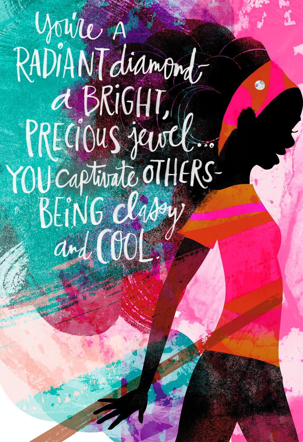 Girl, You Rock Birthday Card
