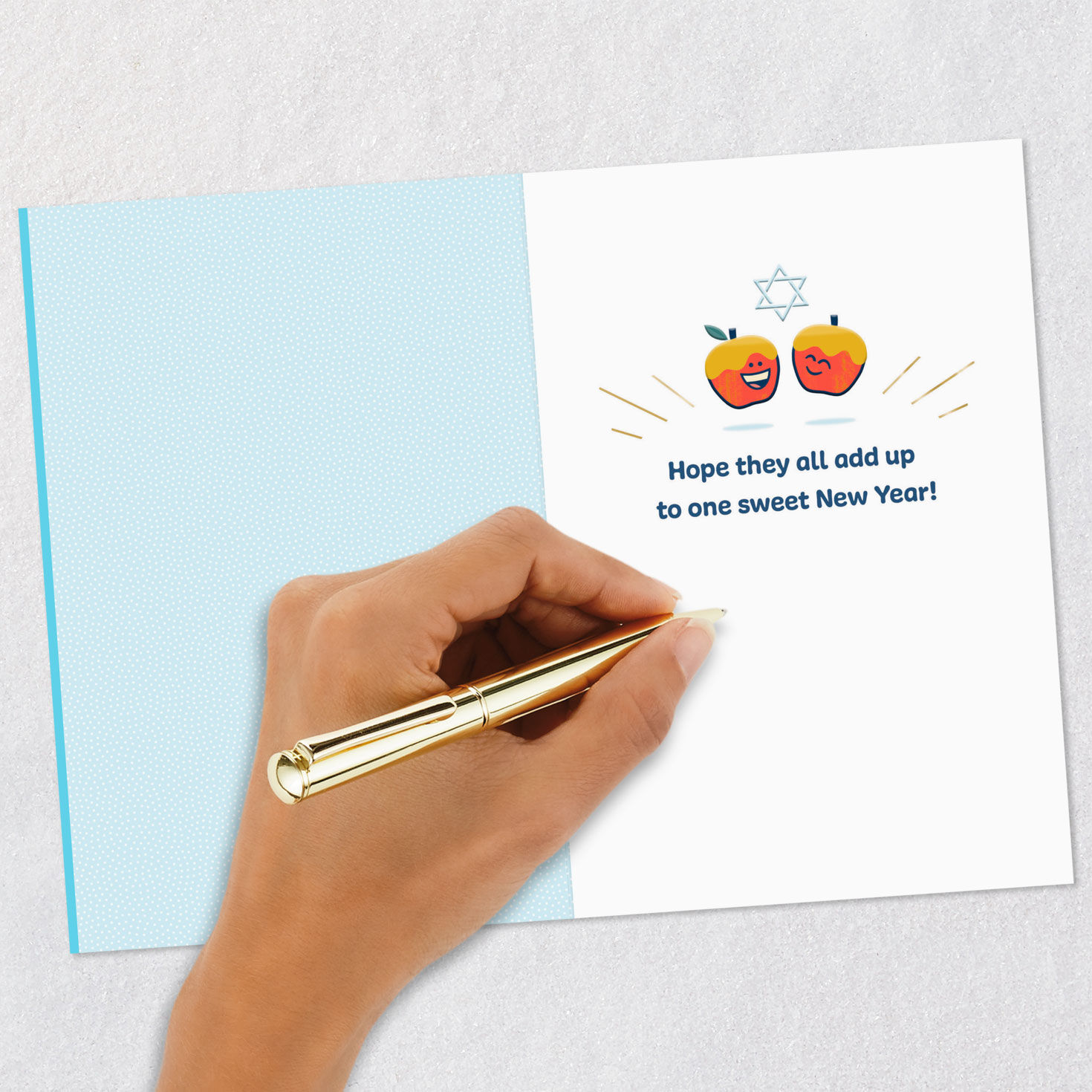 Apples, Pomegranates and Honey Rosh Hashanah Card Signing card image number 6