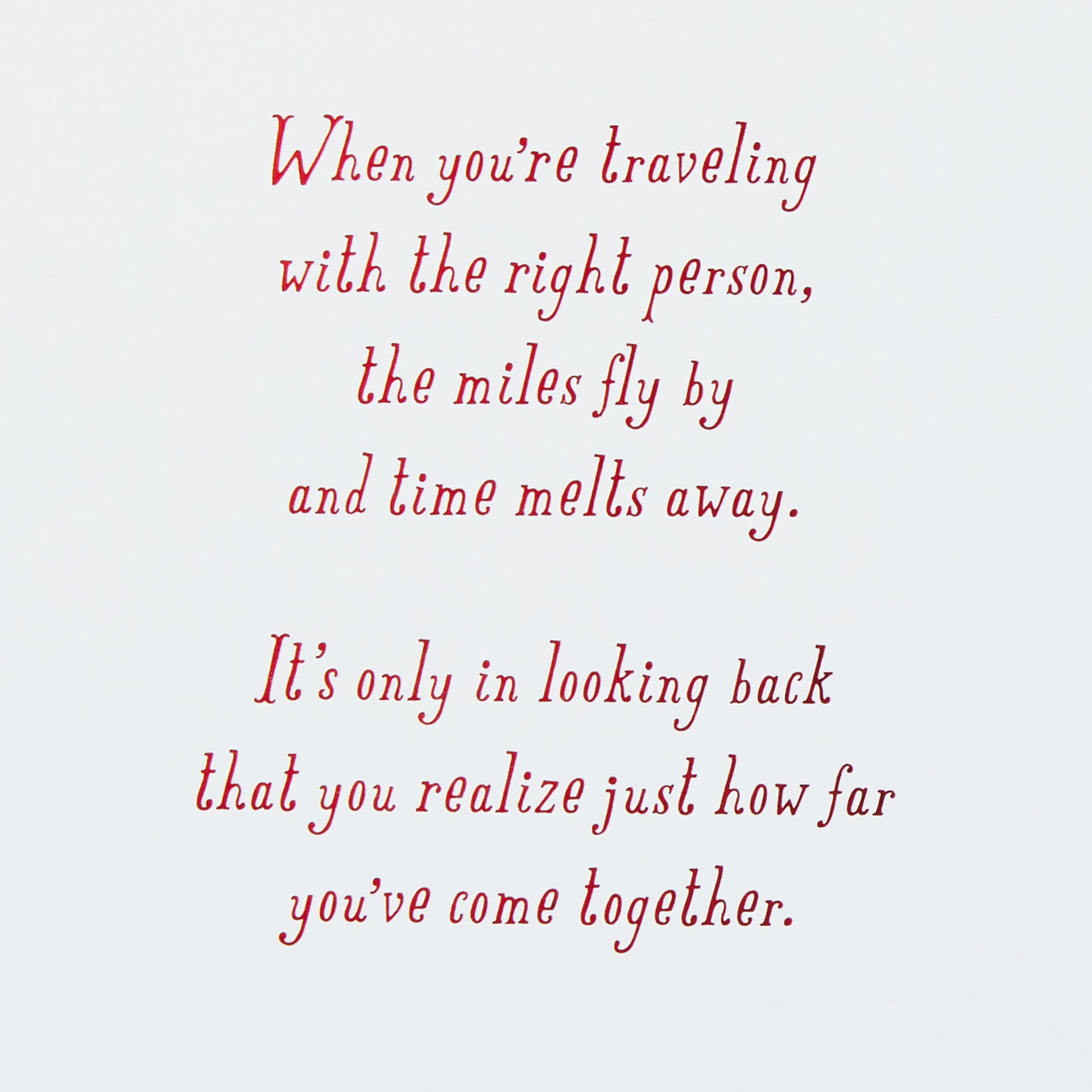 I Love Our Journey Together Christmas Card Greeting Cards Hallmark