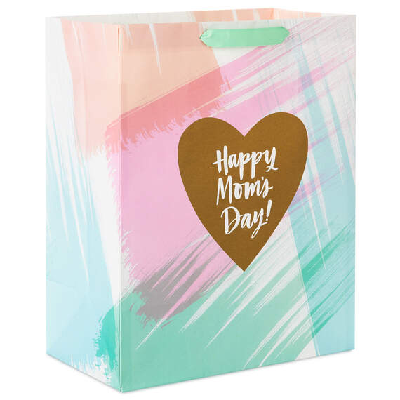 13" Happy Mom's Day Heart Large Mother's Day Gift Bag