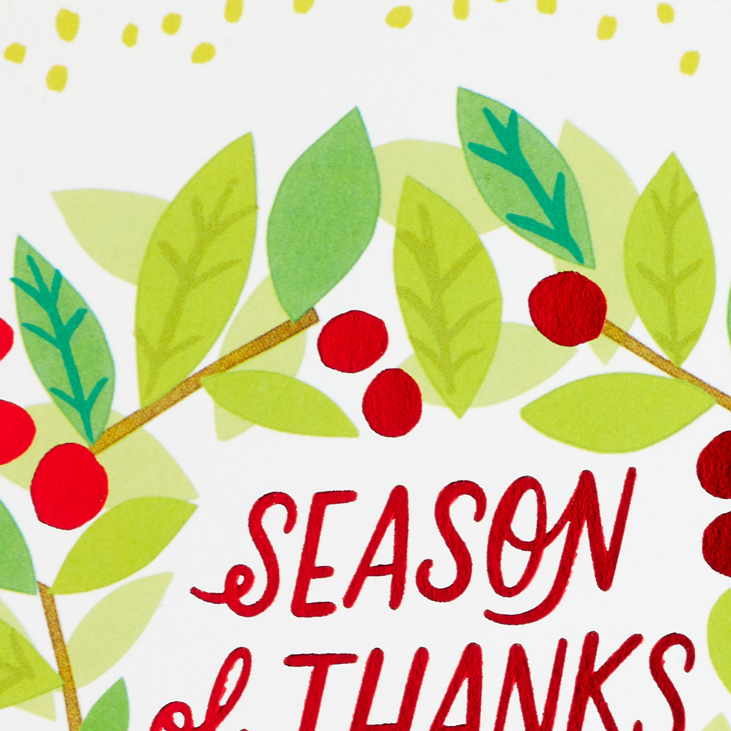 Thanks to You Christmas Cards Pack Cover Detail image number 4