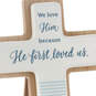 DaySpring Wood and Ceramic Cross With Scripture, , large image number 3