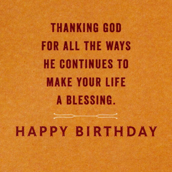 An Honorable Man Religious Birthday Card for Him, , large image number 2