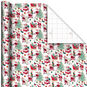 Santa's To-Dos on White Jumbo Christmas Gift Wrap  image number 1