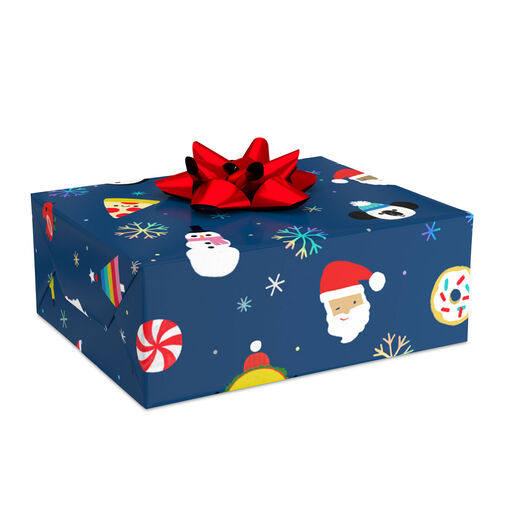 Festive Icons Christmas Wrapping Paper, 40 sq. ft., 