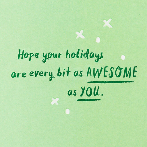 Keep It Real and Fun Christmas Card, 