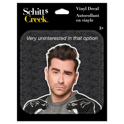 Schitt's Creek David Rose Very Uninterested Vinyl Decal, 