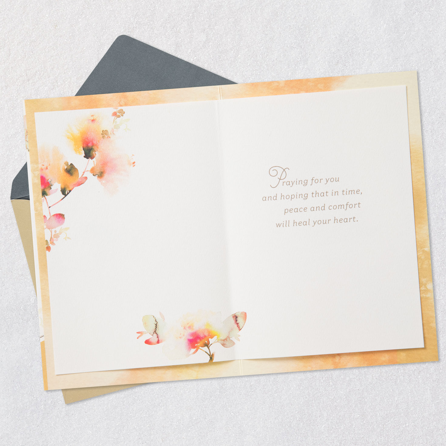 Peace and Comfort to Heal Your Heart Sympathy Card, , large image number 3