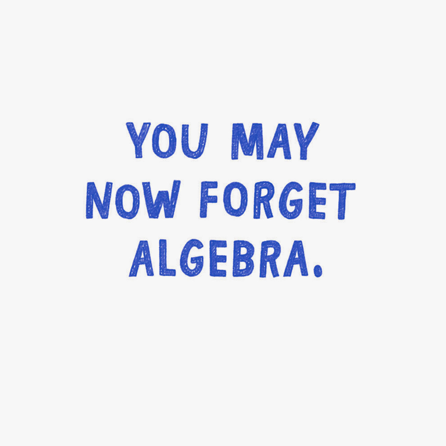 Math Grid Paper Funny Graduation Card Sentiment image number 2