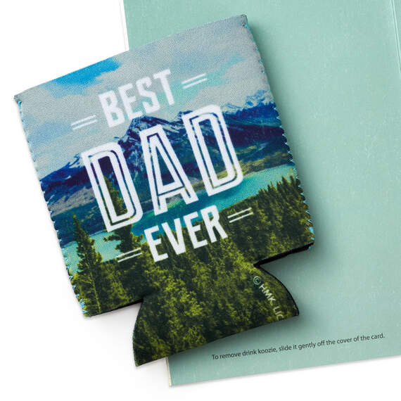 Best Dad Ever Father's Day Card With Can Cooler, , large image number 5