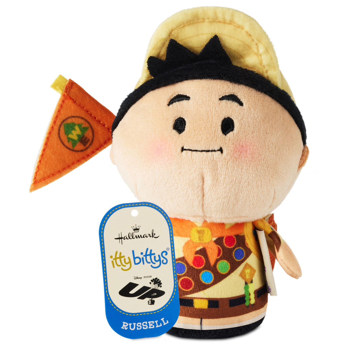 Up Russell Plush itty bittys Front with tag image number 2