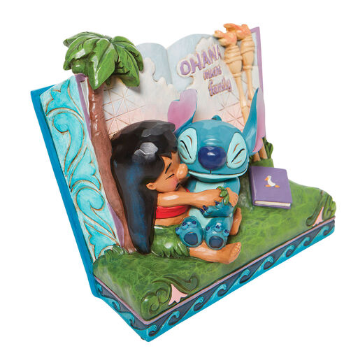 Jim Shore Disney Lilo & Stitch Storybook Figurine, 5.75", 