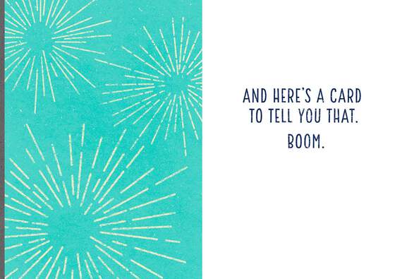 Fireworks You're an Incredible Dad Father's Day Card, , large image number 2