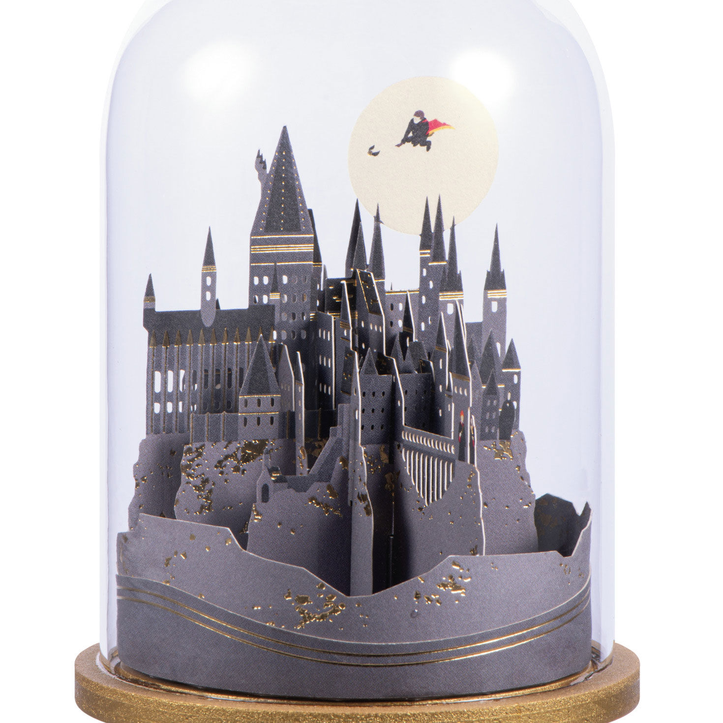 Hogwarts Castle Cloche Christmas Ornament closeup view image number 5