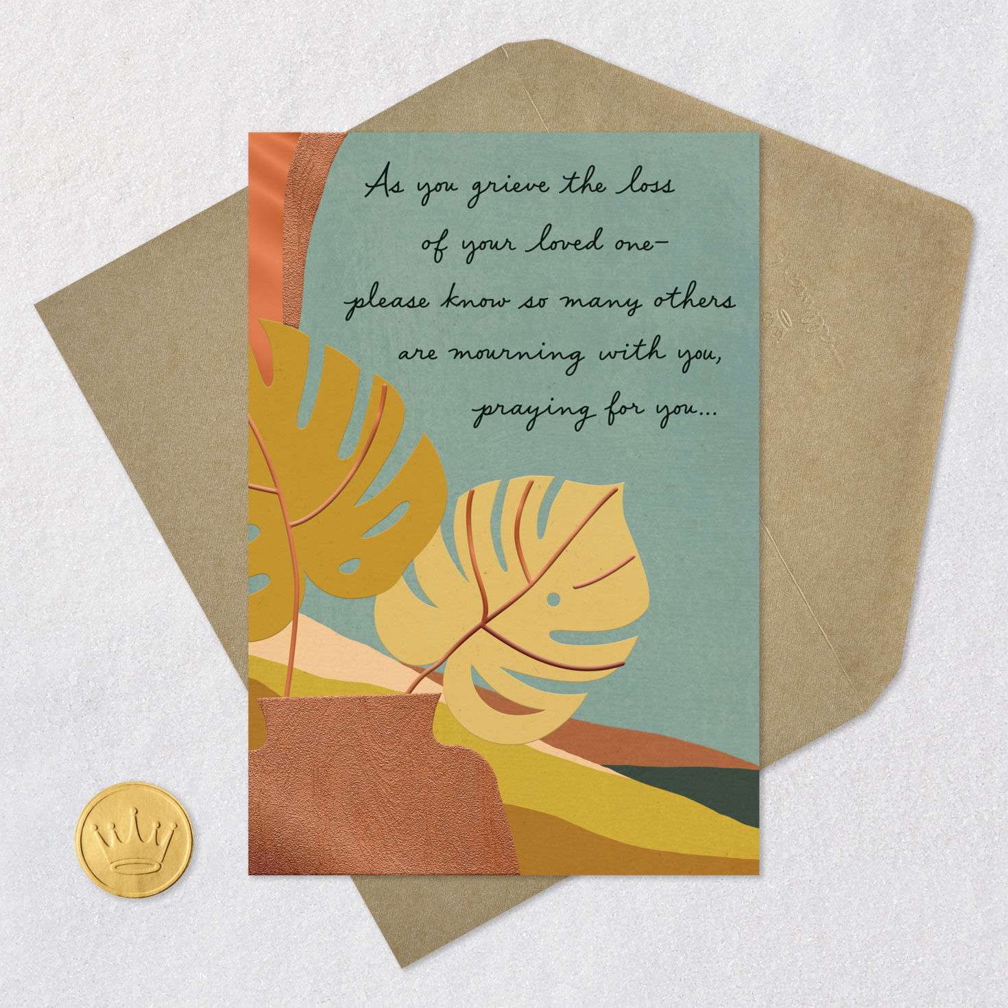 As You Grieve a Beloved Soul Sympathy Card, , large image number 5