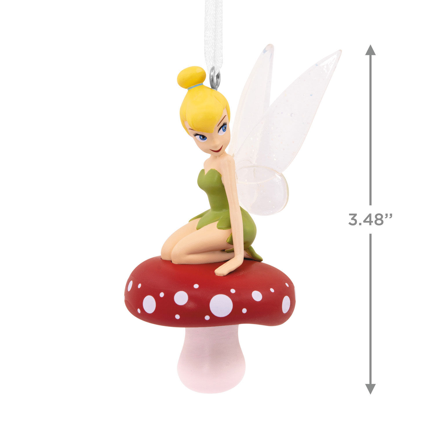 Disney Tinker Bell on Mushroom Hallmark Ornament, , large image number 3