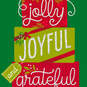 Jolly and Joyful Because of You Christmas Thank-You Card, , large image number 4