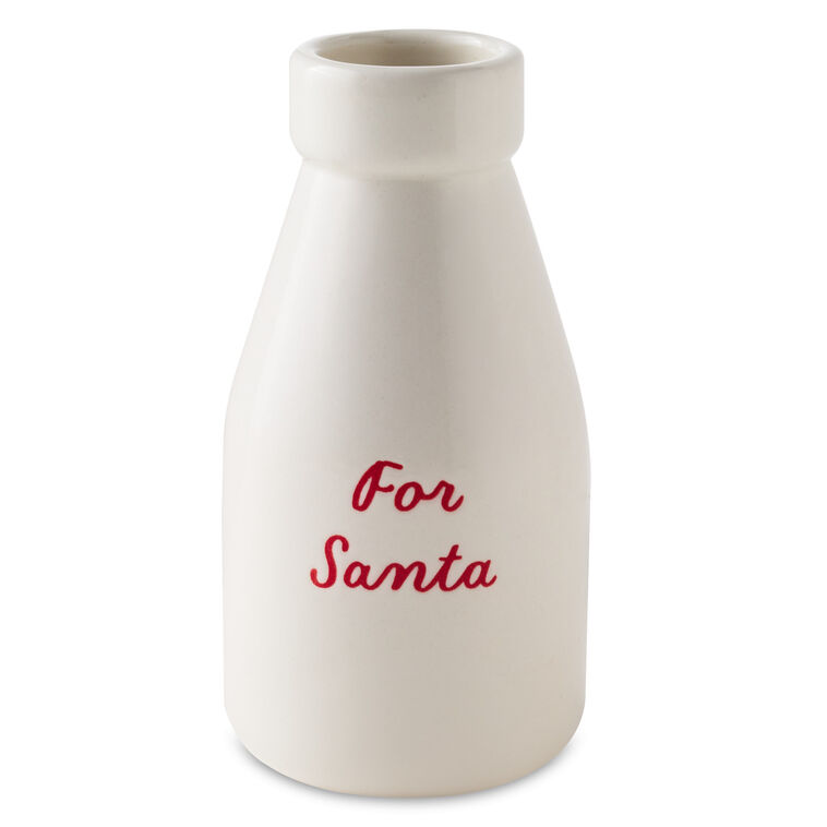 Santa-Shaped Plate With Milk Bottle Gift Set front image number 2