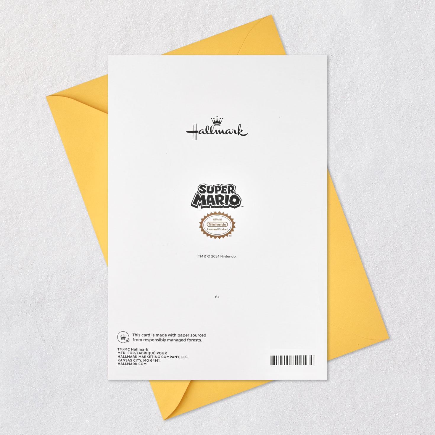 Nintendo Super Mario&trade; Game On! Lenticular Birthday Card for Kids, , large image number 7