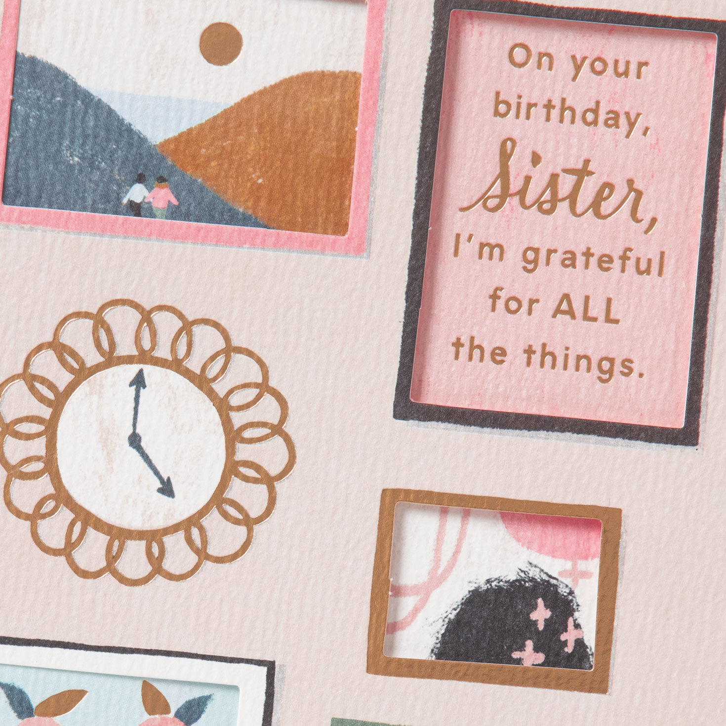 Grateful for All the Things Birthday Card for Sister, , large image number 5