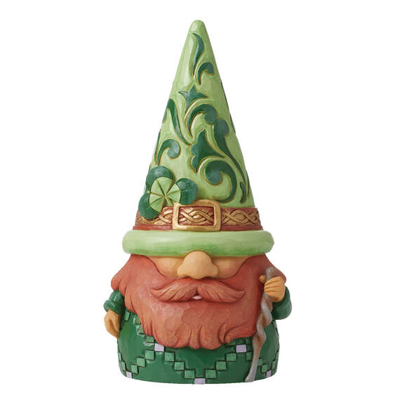 Jim Shore Leprechaun Gnome Figurine, 7.4"