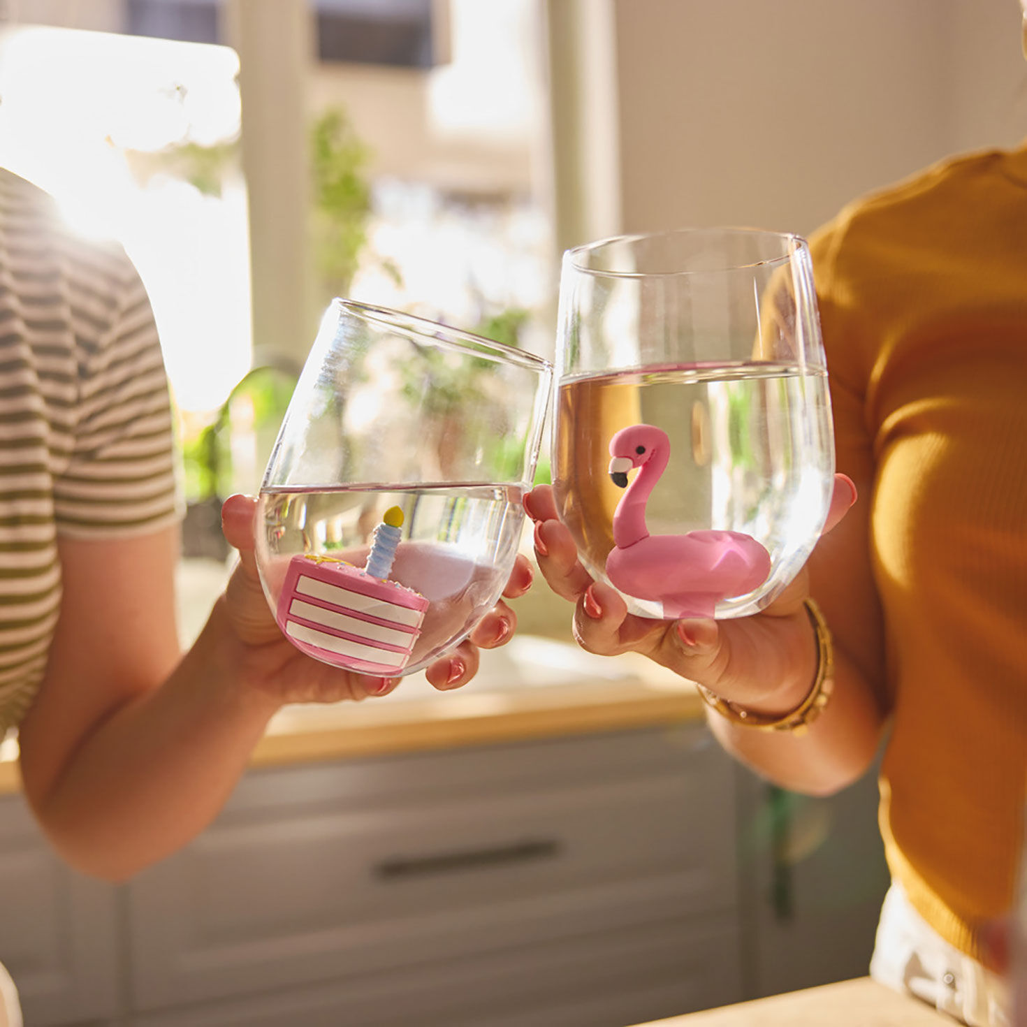 Charmers Pink Flamingo Silicone Charm, , large image number 2