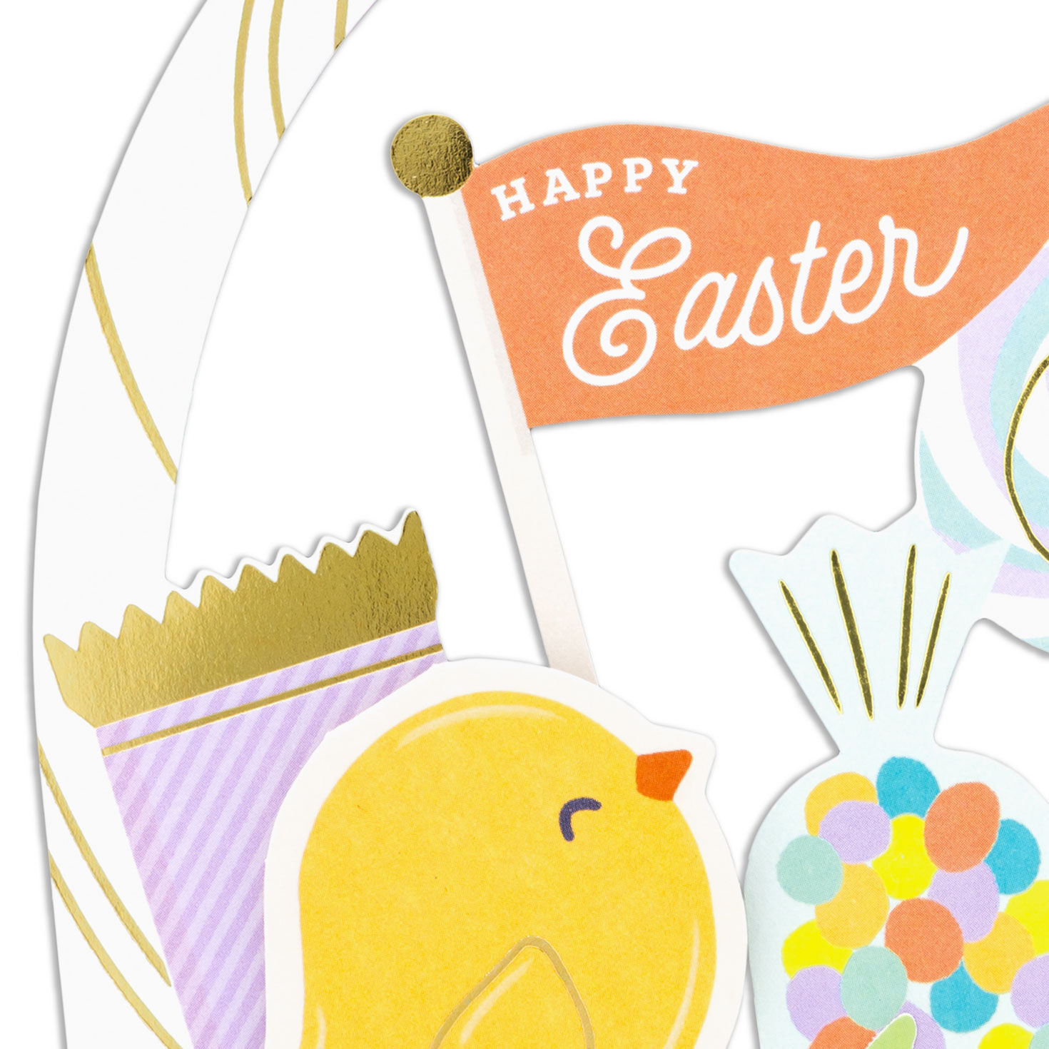 Easter Basket with Baby Chick Card Card Front Detail image number 7