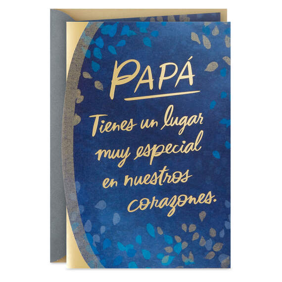 You Have a Special Place in Our Hearts Spanish-Language Father's Day Card for Dad