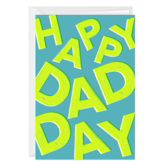 Happy Dad Day Folded Photo Card