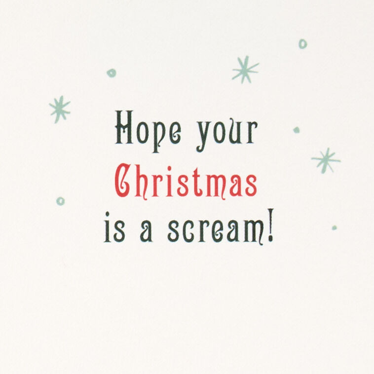 Jack Skellington Santa Christmas Card Sentiment image number 2