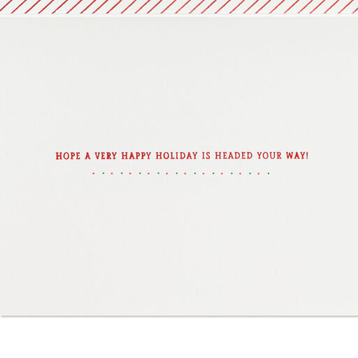 Santa Claus Express Train Christmas Card, 